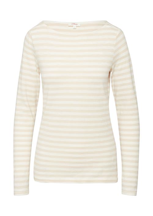 s.Oliver Shirts  beige / hvid