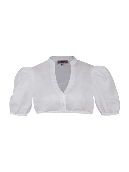 MARJO Dirdnl-bluse 'Zell'  hvid