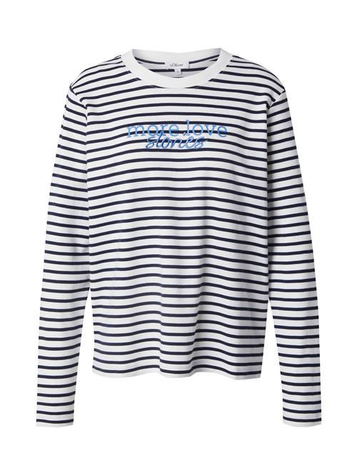 s.Oliver Shirts  marin / royalblå / hvid