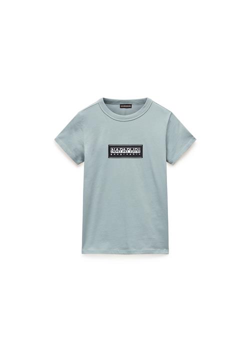 NAPAPIJRI Shirts 'K S-Chamois'  pastelgrøn / sort / hvid