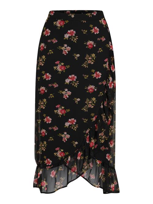 Vero Moda Tall Nederdel 'VMSMILLA'  oliven / rød / sort / hvid