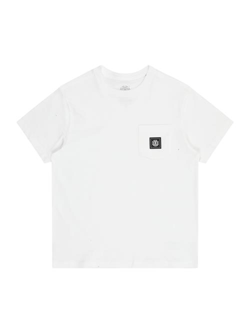 ELEMENT Funktionsskjorte 'ICON LABEL'  hvid