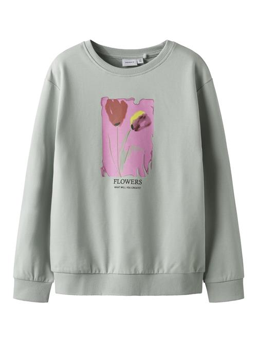 NAME IT Sweatshirt  grøn / jade / pink / burgunder