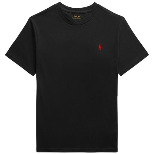 Ralph Lauren Crewneck Tee I Bomuldsjersey Black | Sort | 88-93 cm