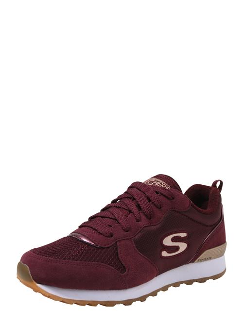 SKECHERS Sneaker low 'Gold'n Gurl'  beige / mørkerød