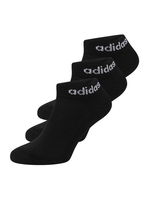 Se ADIDAS SPORTSWEAR Sportssokker 'Linear'  sort / offwhite ved About You