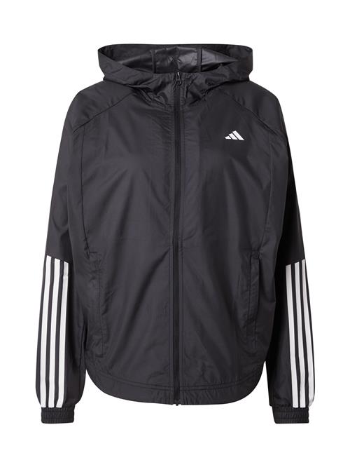 ADIDAS PERFORMANCE Sportsjakke 'Hyperglam'  sort / hvid