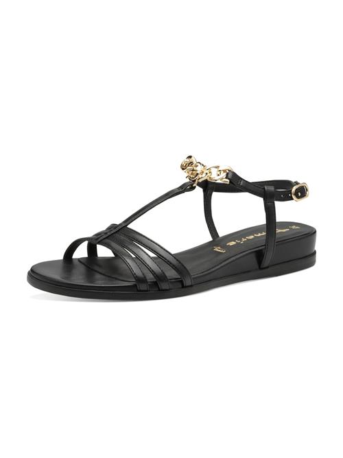 Tamaris Sandaler med rem  guld / sort