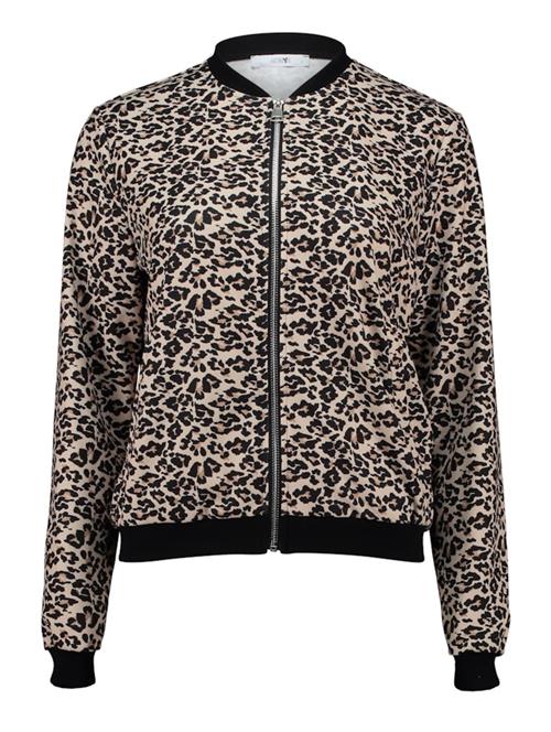 Hailys Sweatjakke 'Li44sa'  lysebrun / sort
