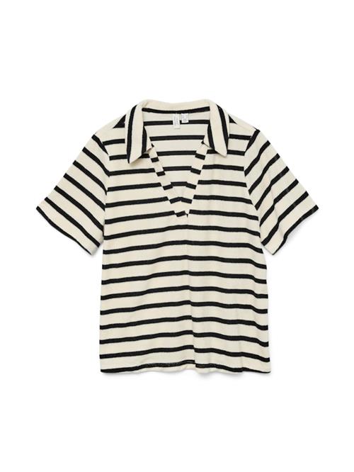 VERO MODA Shirts 'VMEMELI'  beige / sort