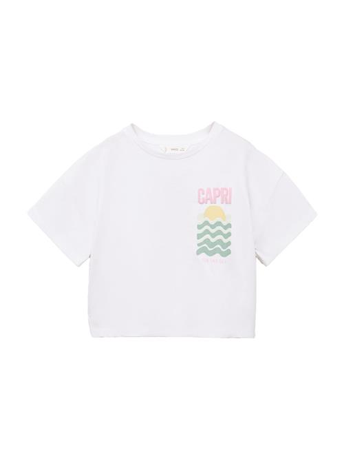 MANGO KIDS Bluser & t-shirts 'SOL'  lysegul / pastelgrøn / lyserød / offwhite