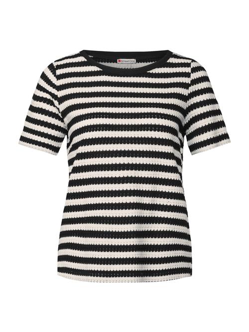 STREET ONE Shirts  sort / hvid
