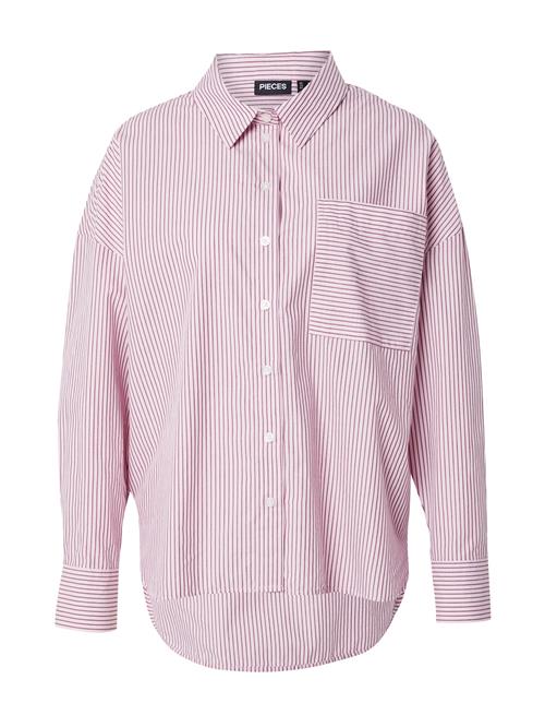 PIECES Bluse 'PCFeline'  magenta / pastelpink