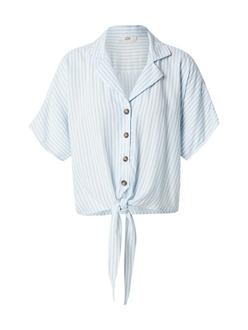 JDY Bluse 'JDYLAUREL'  lyseblå / hvid