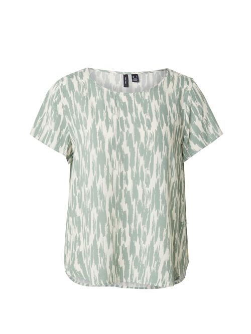 VERO MODA Shirts 'VMEASY JOY'  beige / lysegrøn