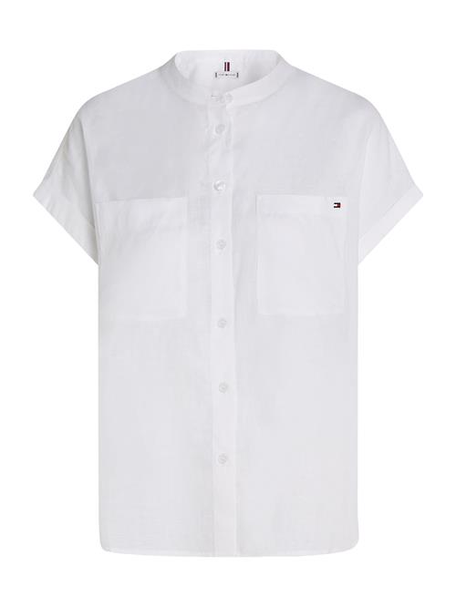 TOMMY HILFIGER Bluse 'ESS'  hvid