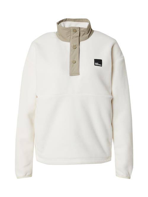 JACK WOLFSKIN Sportspullover 'SUMETRO'  lysebeige / mørkebeige