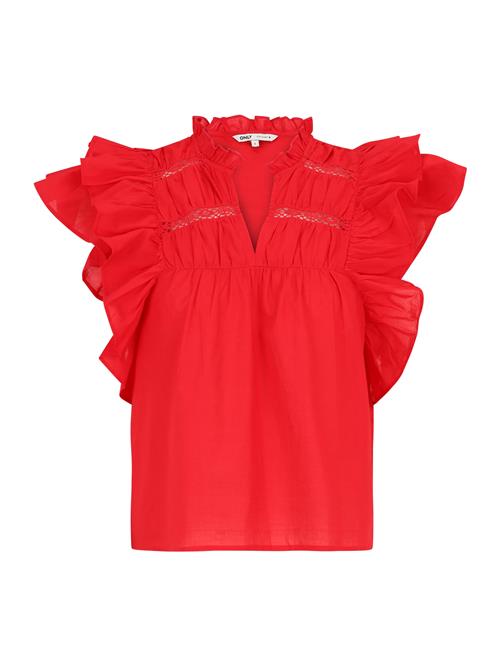 Only Petite Bluse 'ONLSUNNY'  knaldrød