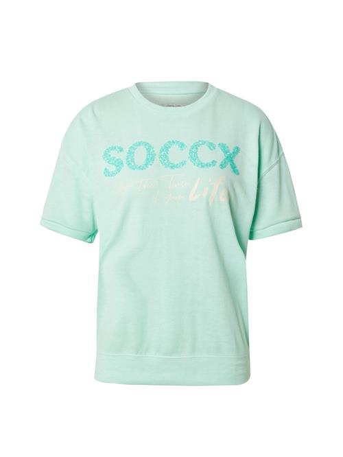 Soccx Sweatshirt  beige / turkis / mint