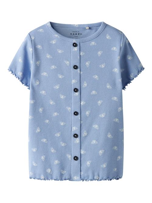 NAME IT Bluser & t-shirts 'NMFVEMIA'  lyseblå / hvid