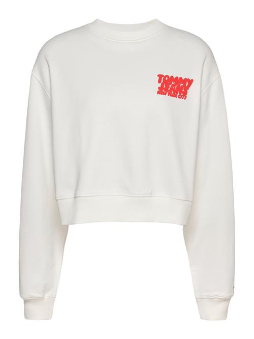 Tommy Jeans Sweatshirt  rød / hvid