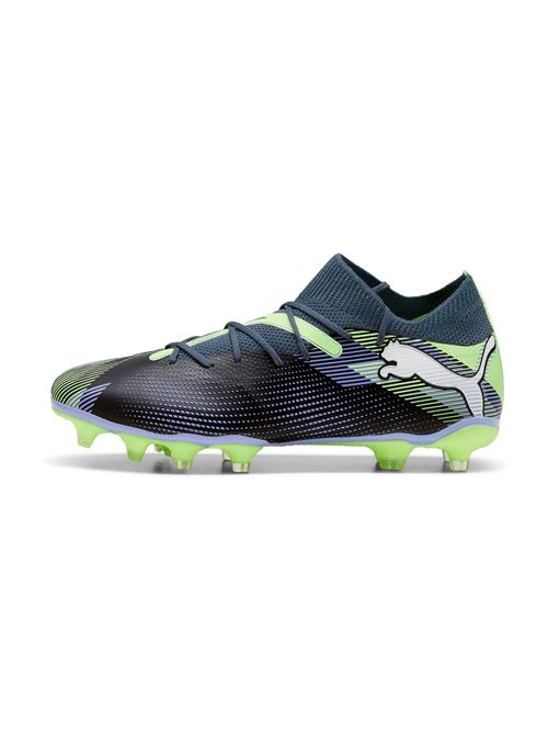 PUMA Fodboldstøvler 'Future 7 Match'  lyseblå / pastelgul / mørkegrå / hvid