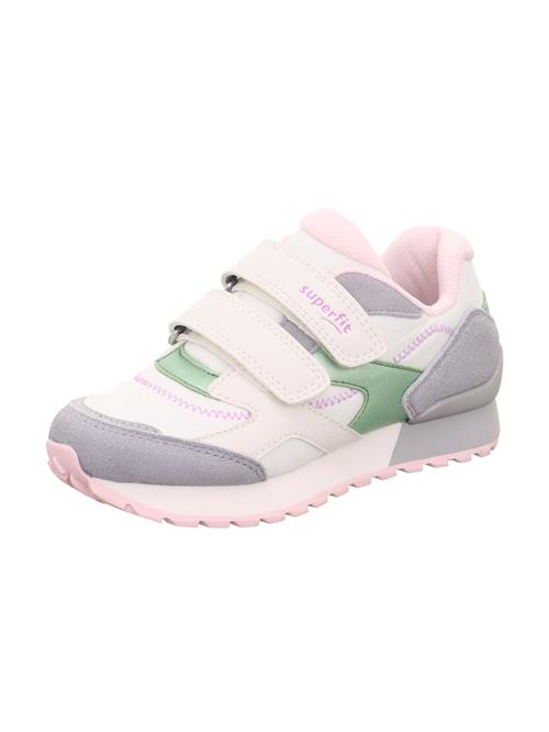 SUPERFIT Sneakers 'DASH'  lysebeige / grøn / lavendel / hvid