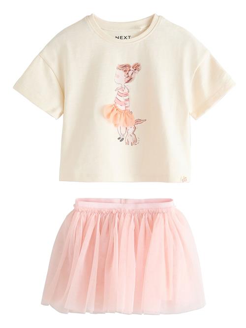 Next Sæt  creme / orange / lys pink