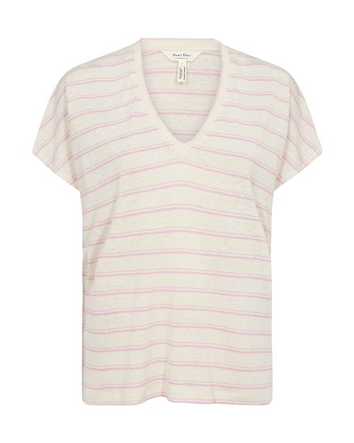 Part Two Shirts 'AxelinesPW'  lys pink / hvid-meleret