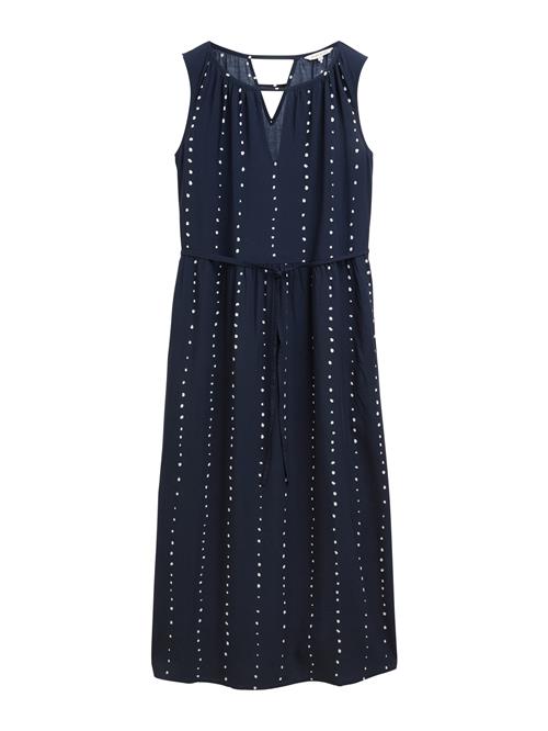TOM TAILOR Kjole  navy / hvid
