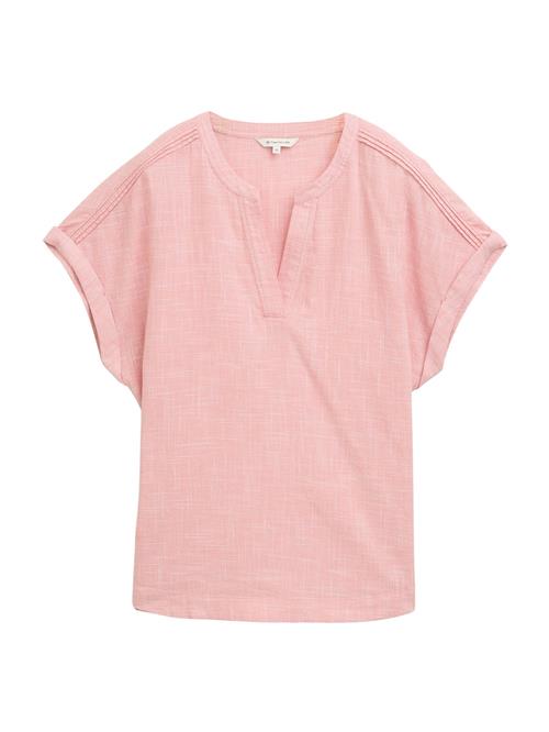 TOM TAILOR Bluse  lyserød / hvid