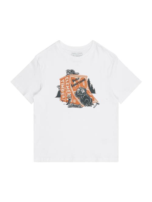 ELEMENT Funktionsskjorte 'TIMBER BREAKTIM'  orange / sort / hvid