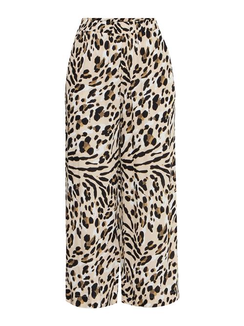 ICHI Bukser 'IHMARRAKECH'  lysebeige / brun / sort / hvid