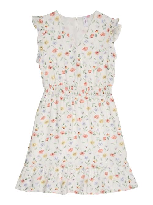 Vero Moda Girl Kjole 'VMJOSIE MARIGOLD'  ecru / lyseblå / jade / gammelrosa