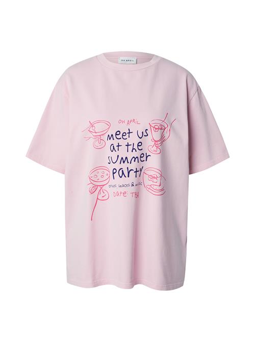 OH APRIL Shirts 'Summer Party'  mørkeblå / lyserød / lys pink