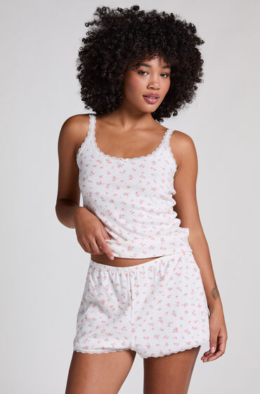 Hunkemöller Pointelle shorts hvid