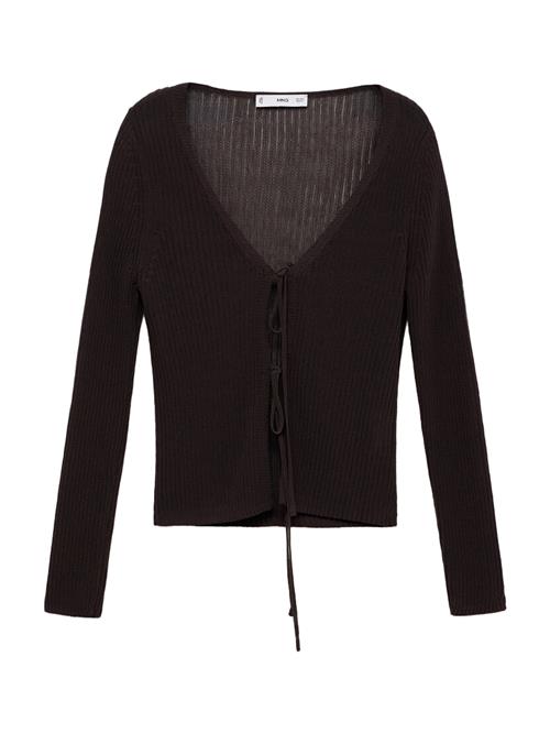 MANGO Cardigan 'GERANIO'  mørkebrun