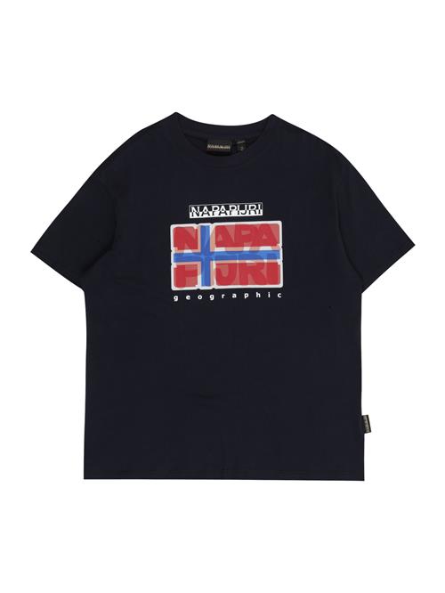 NAPAPIJRI Shirts 'S-SELLA'  blå / marin / rød / hvid