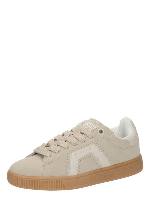 s.Oliver Sneaker low  beige / uldhvid