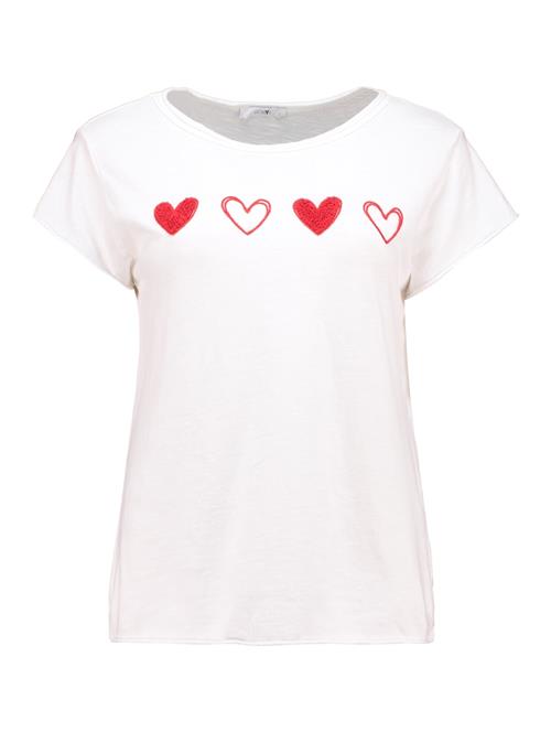 Hailys Shirts 'Lo44la'  rød / hvid