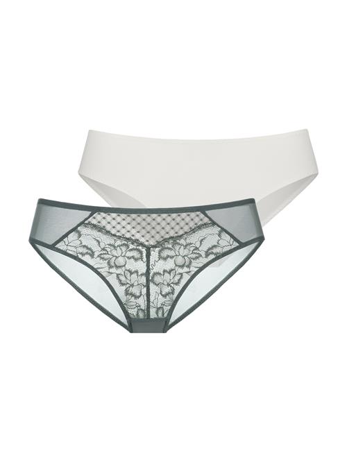 Dorina Slip  grøn / hvid