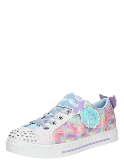 SKECHERS Sneakers 'TWINKLE SPARKS - UNDERWATER'  aqua / lys pink / sølv / hvid