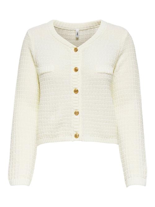 ONLY Cardigan 'ONLNolan'  gul / naturhvid