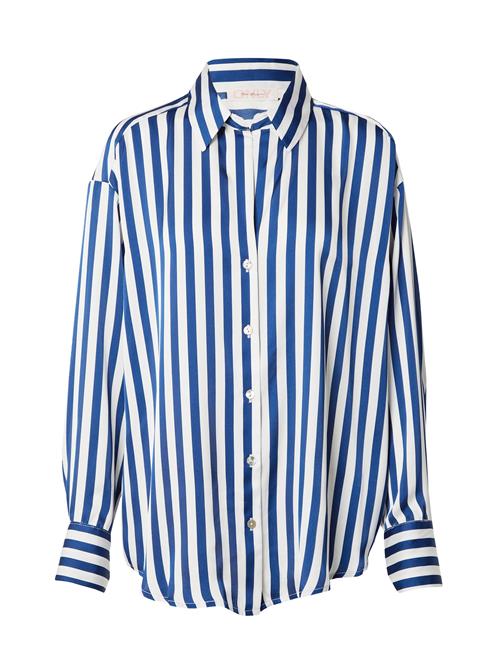 ONLY Bluse  mørkeblå / offwhite