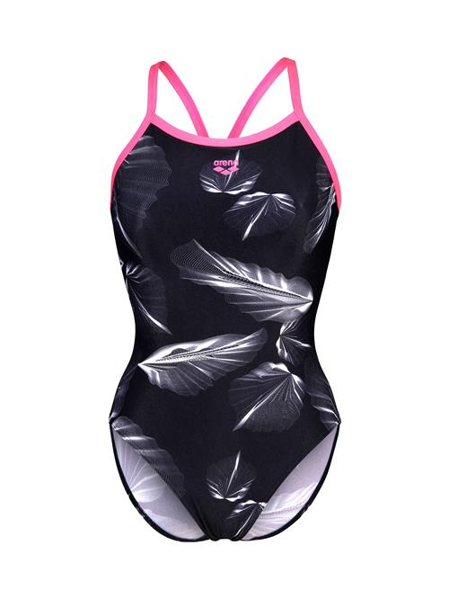 ARENA Badedragt 'FROZEN LEAVE'  pink / sort / hvid
