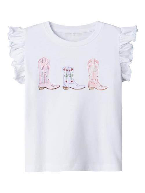 NAME IT Bluser & t-shirts 'NMFHadia'  grøn / lilla / lyserød / hvid