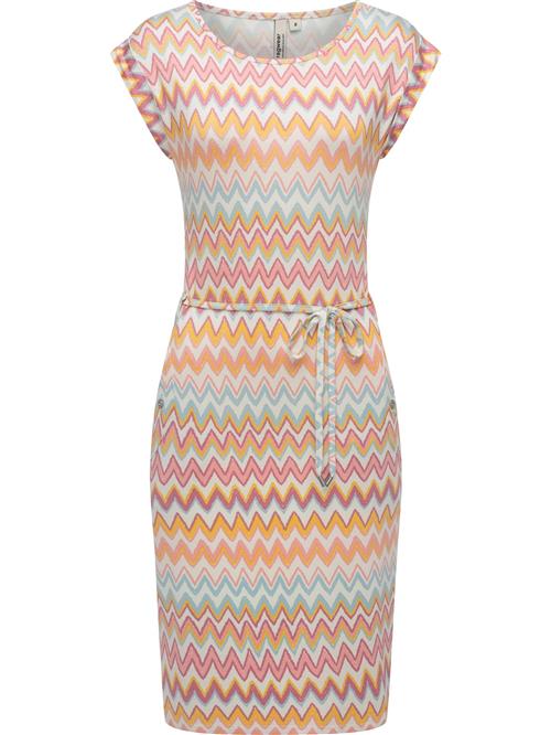 Ragwear Sommerkjole 'Taggien'  himmelblå / gylden gul / mørk pink / offwhite