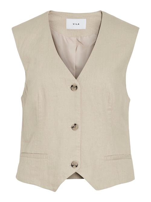 VILA Jakkesætsvest 'VIJolanda'  taupe