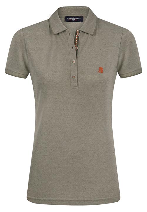 Jimmy Sanders Shirts  mudderfarvet / rød