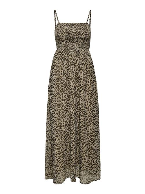 ONLY Sommerkjole 'ONLElena Vikki'  beige / brokade / sort